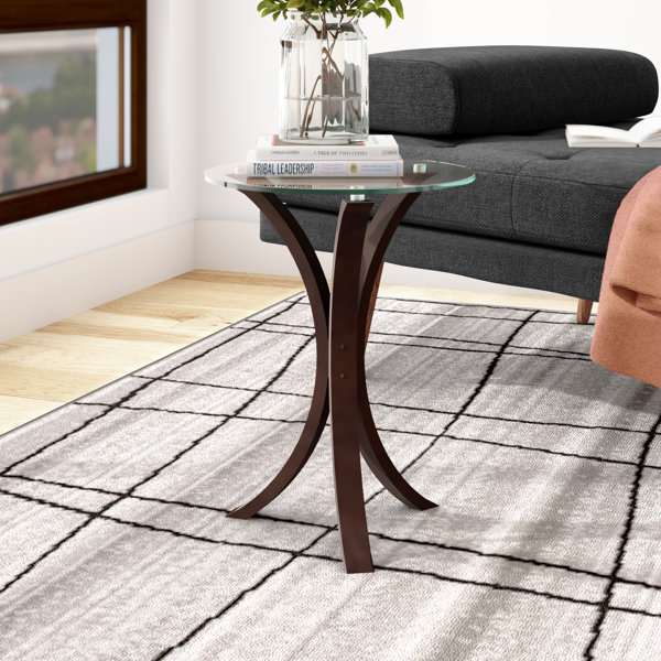 Wade Logan® Kull Glass Pedestal End Table & Reviews Wayfair Canada